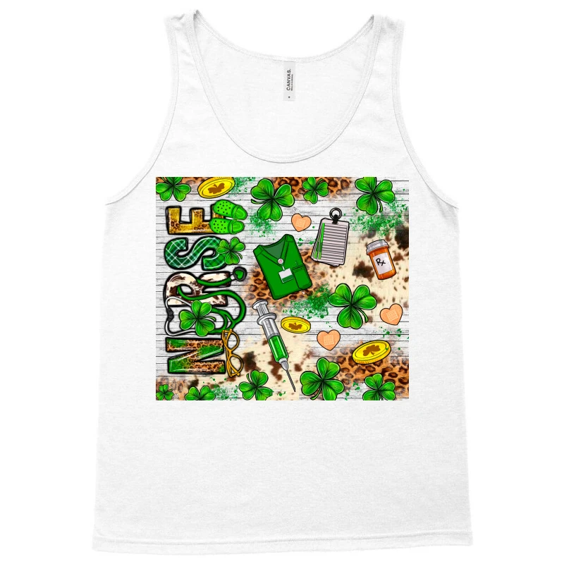St. Patrick's Day Nurse Tank Top 5 St. Patrick's Day Nurse Tank Top - Image 3