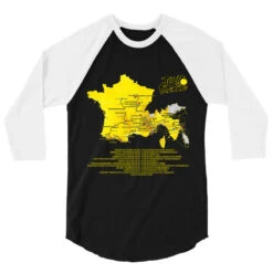 TOUR DE FRANCE 2024 3/4 Sleeve Shirt 9 TOUR DE FRANCE 2024 3/4 Sleeve Shirt -Rugged Roots Store pd.2527146742.33.25102809.s3.1 front black and white ffffff none x0y25.5 150 800x800 1