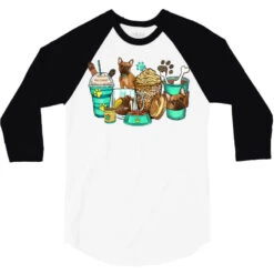 French Bulldog Coffee Cups 3/4 Sleeve Shirt 9 French Bulldog Coffee Cups 3/4 Sleeve Shirt -Rugged Roots Store pd.2527156520.33.25102275.s3.1 front white and black ffffff none x0y0 150 800x800 1