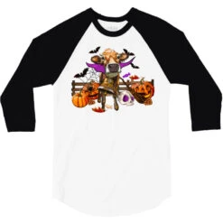 Heifer Cow Halloween 3/4 Sleeve Shirt -Rugged Roots Store pd.2527161277.33.25103106.s3.1 front white and black ffffff none x0y0 150 800x800 1