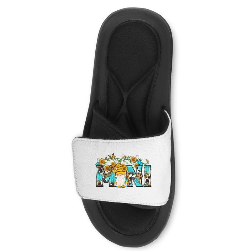 Western Mini With Gnome And Sunflowers Slide Sandal 4 Western Mini With Gnome And Sunflowers Slide Sandal - Image 2
