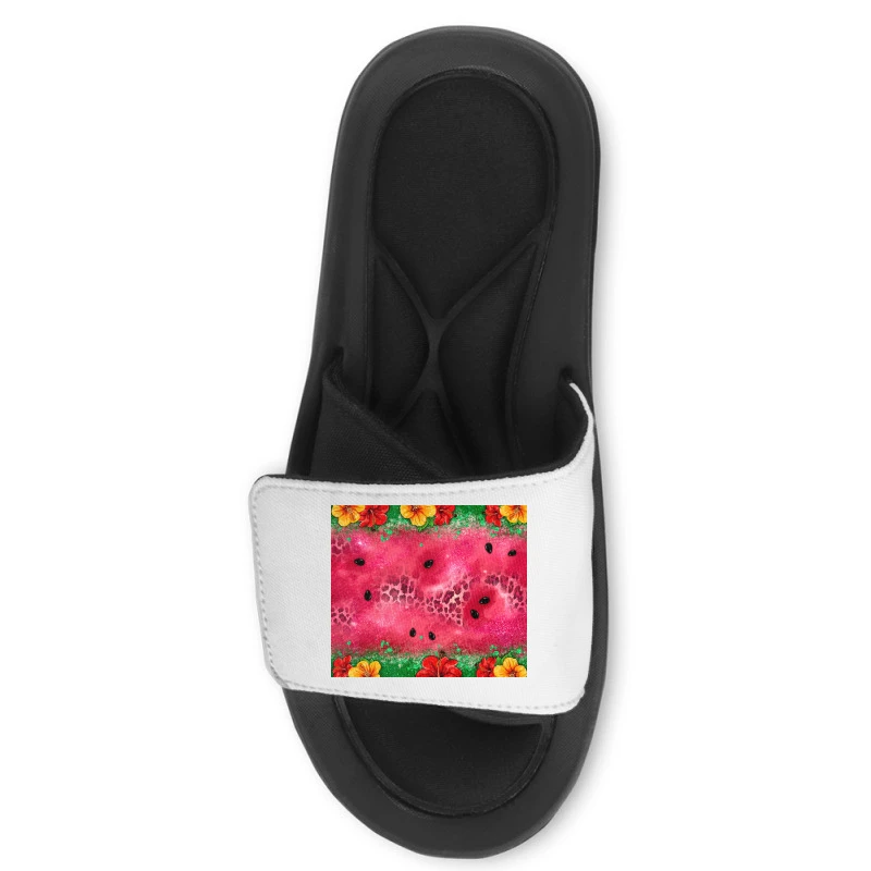 Watermelon Leopard Slide Sandal 4 Watermelon Leopard Slide Sandal - Image 2