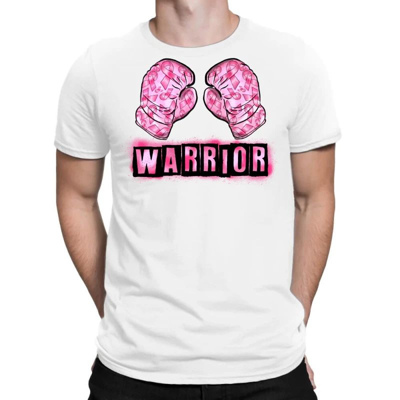 Breast Cancer Warrior Boxing Gloves T-Shirt 3 Breast Cancer Warrior Boxing Gloves T-Shirt