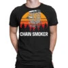 Chain Smoker Funny Frisbee Disc Golf Golfer Sport T-Shirt