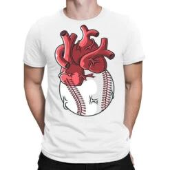 Baseball Heart Love Fast Pitch Softball Baseball P T-Shirt