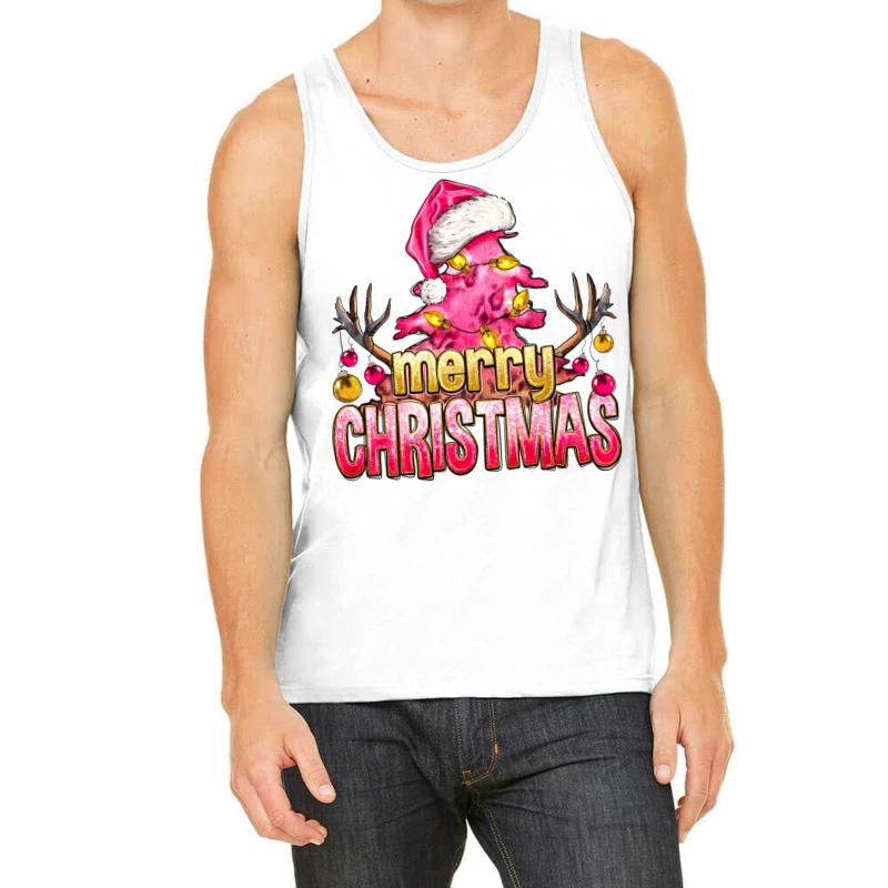 Pink Merry Christmas Tank Top 3 Pink Merry Christmas Tank Top