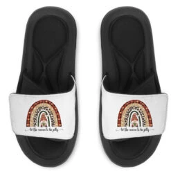 Tis The Season To Be Jolly Sublimation Slide Sandal