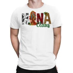 Nana Claus With Lady Of Guadalupe T-Shirt