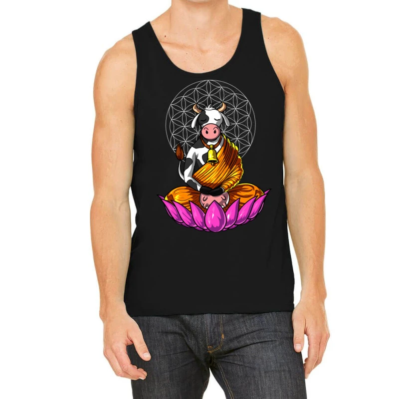 Hindu Cow Meditation Yoga Tank Top 3 Hindu Cow Meditation Yoga Tank Top