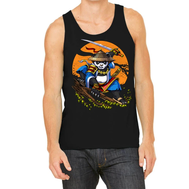 Panda Samurai Warrior Tank Top 3 Panda Samurai Warrior Tank Top