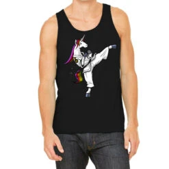 Unicorn Karate Ninja Tank Top