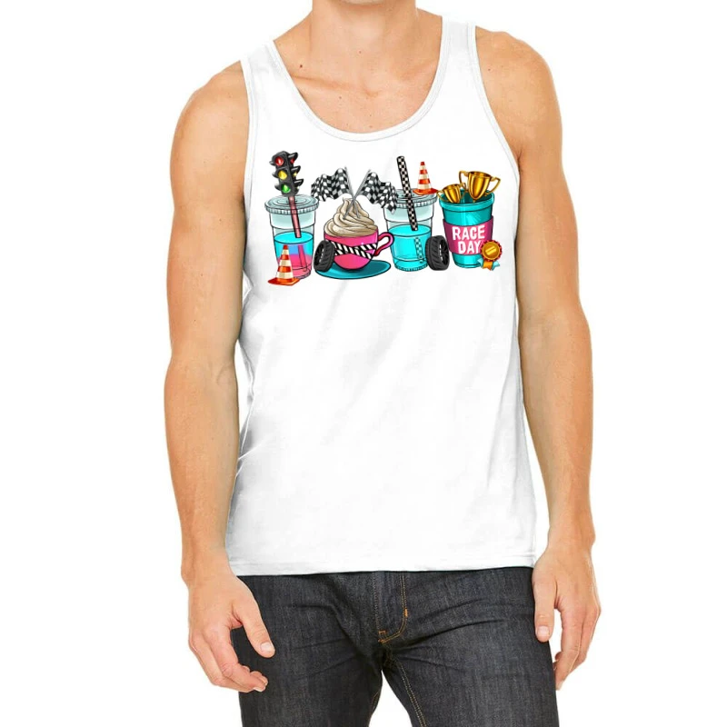 Race Day Coffe Cup Tank Top 3 Race Day Coffe Cup Tank Top