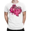 Cancer Awareness Ribbon Texas Map T-Shirt