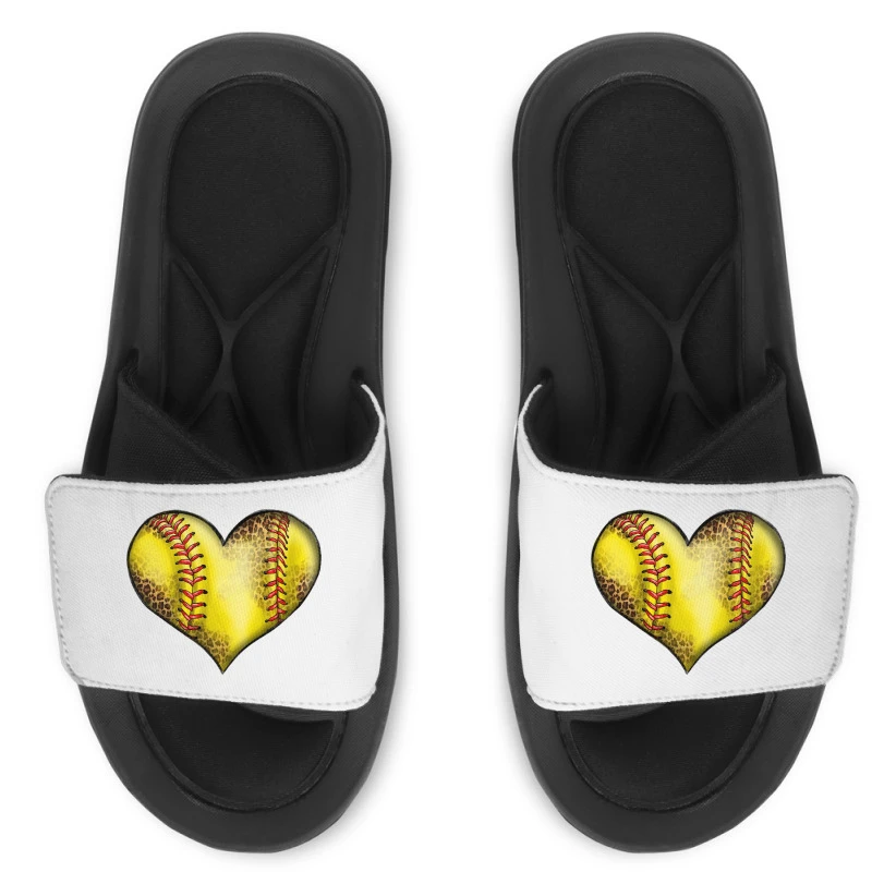 Western Softball Heart Slide Sandal 3 Western Softball Heart Slide Sandal