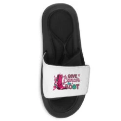 Give Cancer The Boot Slide Sandal -Rugged Roots Store pmd.2526765308.202.25095408.s3.1 front customized1 f5f5f5 none x75y68.5 90 800x800 1