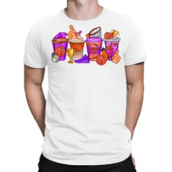 Basketball Coffee Cups T-Shirt