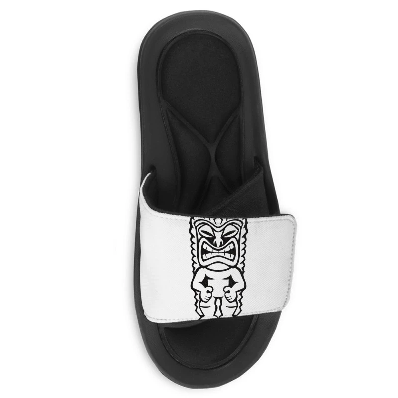 Polynesian Tribal Tiki Slide Sandal 5 Polynesian Tribal Tiki Slide Sandal - Image 3