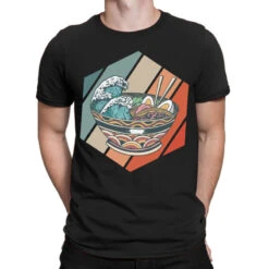 Great Ramen Wave Vintage Retro T-Shirt