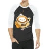 Latte Cat 3/4 Sleeve Shirt