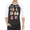 Love Is Love Being Single Is Ok! 3/4 Sleeve Shirt 1 Love Is Love Being Single Is Ok! 3/4 Sleeve Shirt -Rugged Roots Store pmd.2526912213.33.25071476.s3.1 front black and white2 ffffff none x14y0 122 800x800 1