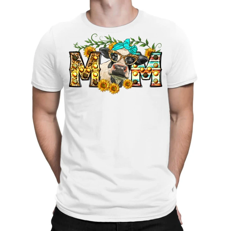 Mom With Cow T-Shirt 3 Mom With Cow T-Shirt