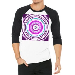 Psychedelic Tunnel 3/4 Sleeve Shirt