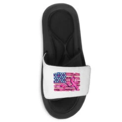 American Flag And Cancer Ribbon Pattern Slide Sandal -Rugged Roots Store pmd.2526957531.202.25097420.s3.1 front customized1 f5f5f5 none x75y66.5 90 800x800 1