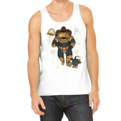 Scuba Diver Universe Tank Top