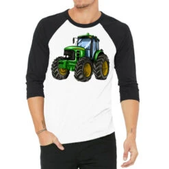 Farm Tractor 3/4 Sleeve Shirt