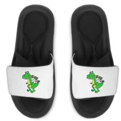 Unicorn Riding T Rex Dinosaur Boys Girls Kids (2) Slide Sandal