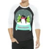 Snow Globe Penguin Christmas Tree Believe Xmas Gif 3/4 Sleeve Shirt 2 Snow Globe Penguin Christmas Tree Believe Xmas Gif 3/4 Sleeve Shirt -Rugged Roots Store pmd.2527022025.33.25094025.s3.1 front black and white2 ffffff none x0y0 150 800x800 1