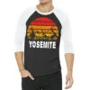 Retro Vintage Yosemite National Park California Ca 3/4 Sleeve Shirt -Rugged Roots Store pmd.2527028085.33.25097652.s3.1 front black and white2 ffffff none x0y0 150 800x800 1