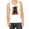 Black Cat Meowy Christmas Tank Top