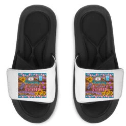 Western Nursing Is A Work Of Heart Slide Sandal
