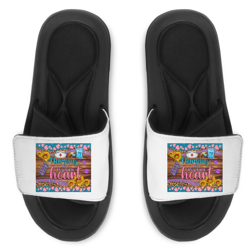 Western Nursing Is A Work Of Heart Slide Sandal 3 Western Nursing Is A Work Of Heart Slide Sandal