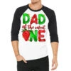 Dad Of The Sweet One 3/4 Sleeve Shirt -Rugged Roots Store pmd.2527064329.33.25101998.s3.1 front white and black2 ffffff none x0y0 150 800x800 1