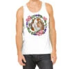 Bunny Face With Floral Wreath Tank Top
