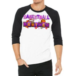 Basketball Brother 3/4 Sleeve Shirt