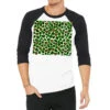St. Patrick's Day Leopard Shamrock 3/4 Sleeve Shirt