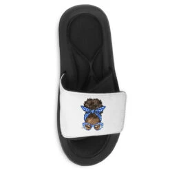Afro Messy Bun Sorority Color Royal Blue And Light Slide Sandal -Rugged Roots Store pmd.2527087629.202.25102193.s3.1 front customized1 f5f5f5 none x90y60 60 800x800 1
