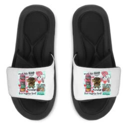 Afro Messy Bun Nurse Slide Sandal