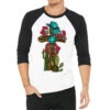 Gemstone Cross With Cactus 3/4 Sleeve Shirt