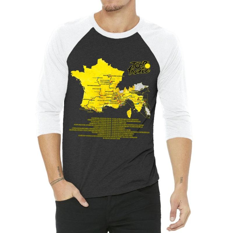 TOUR DE FRANCE 2024 3/4 Sleeve Shirt 3 TOUR DE FRANCE 2024 3/4 Sleeve Shirt