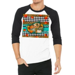 Fall Pumpkins 3/4 Sleeve Shirt