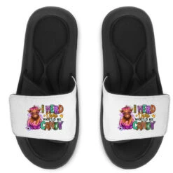 I Herd There Would Be Candy Heifer Slide Sandal